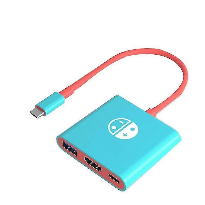 3-In-1 Portable Switch TV Dock Adapter for /OLED/ Support Switch TV Mode