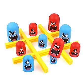 Big Eat Small Tic Tac Toe Game Set, Tic Tac Toe Family Games, Gobblet Gobblers Board Game, speelgoed voor 3+ jaar oude jongens meisjes volwassenen