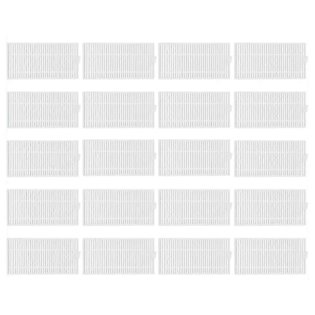 For Robot Vacuum E5 / C108 Filter Robot Vacuum Cleaner Accessories Part 20PCS
