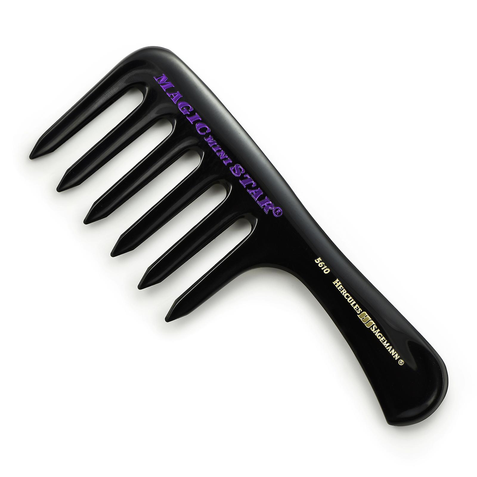 Hercules Sägemann 5610 Comb for Detangling of Long curly Magic Mini Star 6 1/2"