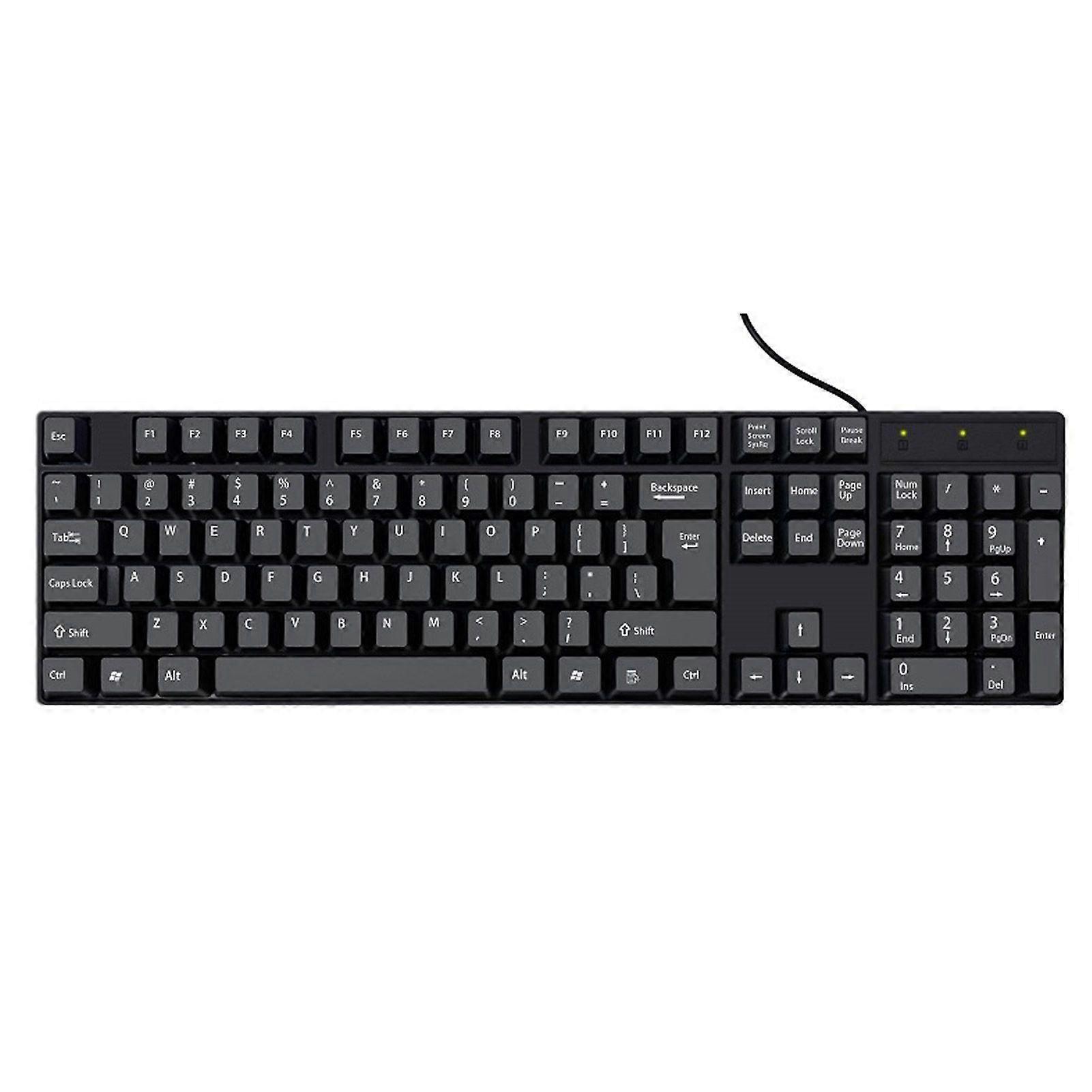 Keyboard Plug And Play Multilingual Typing Computer Wired Keyboard for Russian French Arabic Spanish