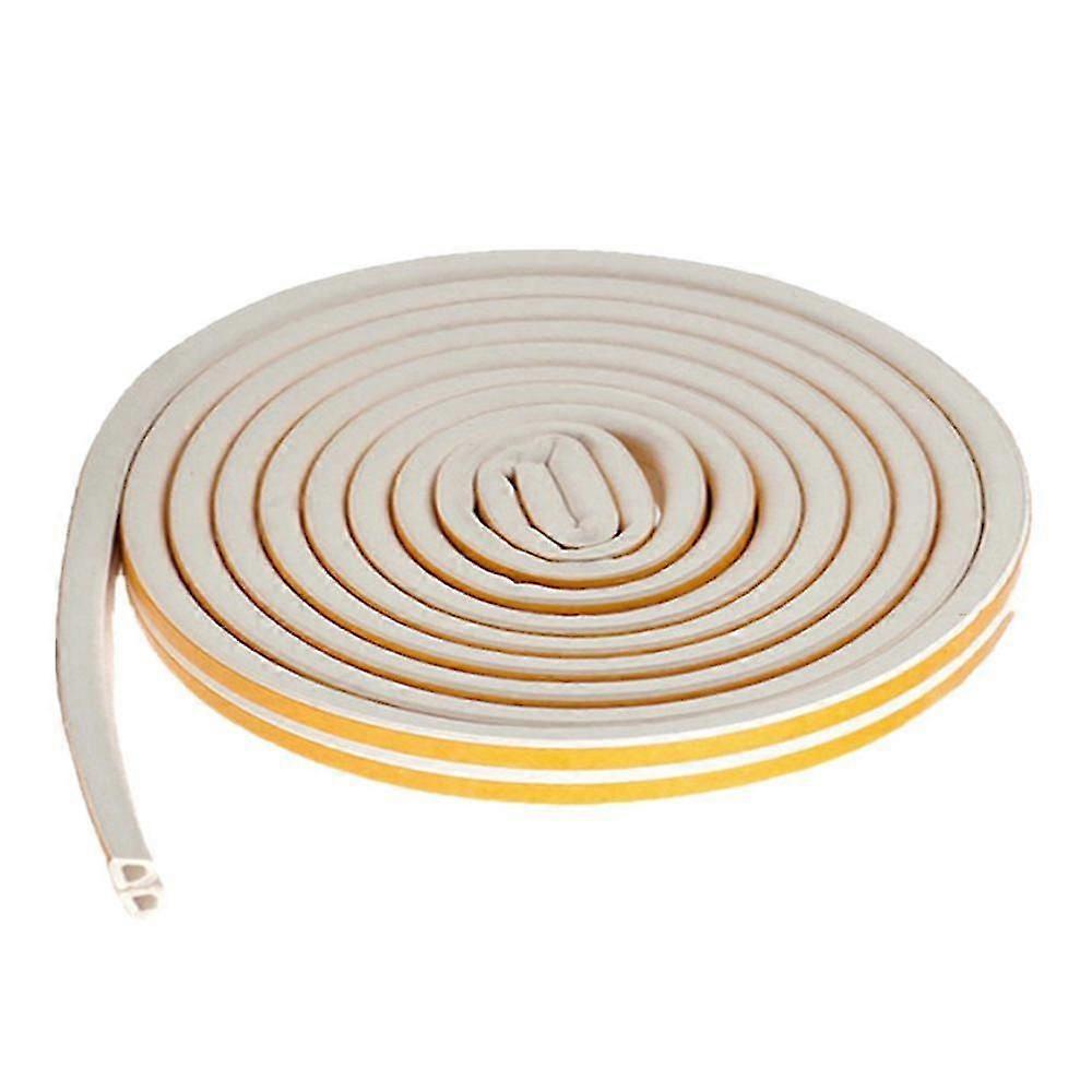 1roll Door Weather Stripping, Seal Strip- Self-adhesive Foam Weather Strip Door Seal D Type
