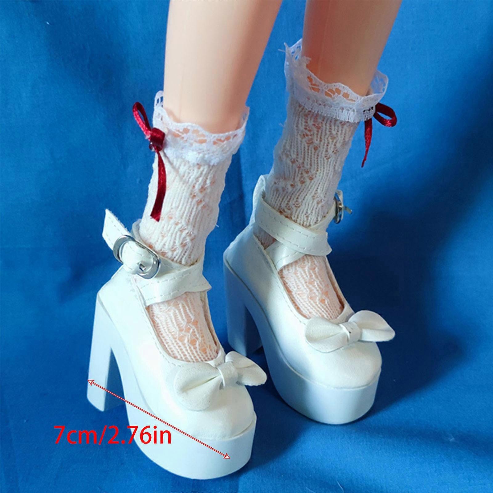 مجموعة ملابس دمى الكرة المشتركة من 1/3 BJDs لفستان الدمية / قبعة / حقيبة يد / سروال داخلي / ملابس داخلية / جوارب / كعب عال ل 60 سم