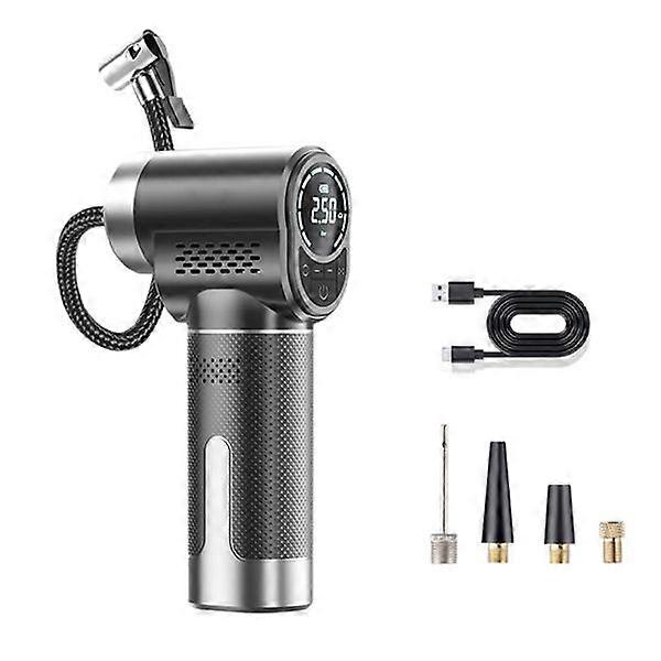 150PSI Handheld Air Compressor Electric Wireless Portable Tire Inflation Pump Digital Display LED Lighting Suitable for Cars/ motorcycles/ bicycles/ b
