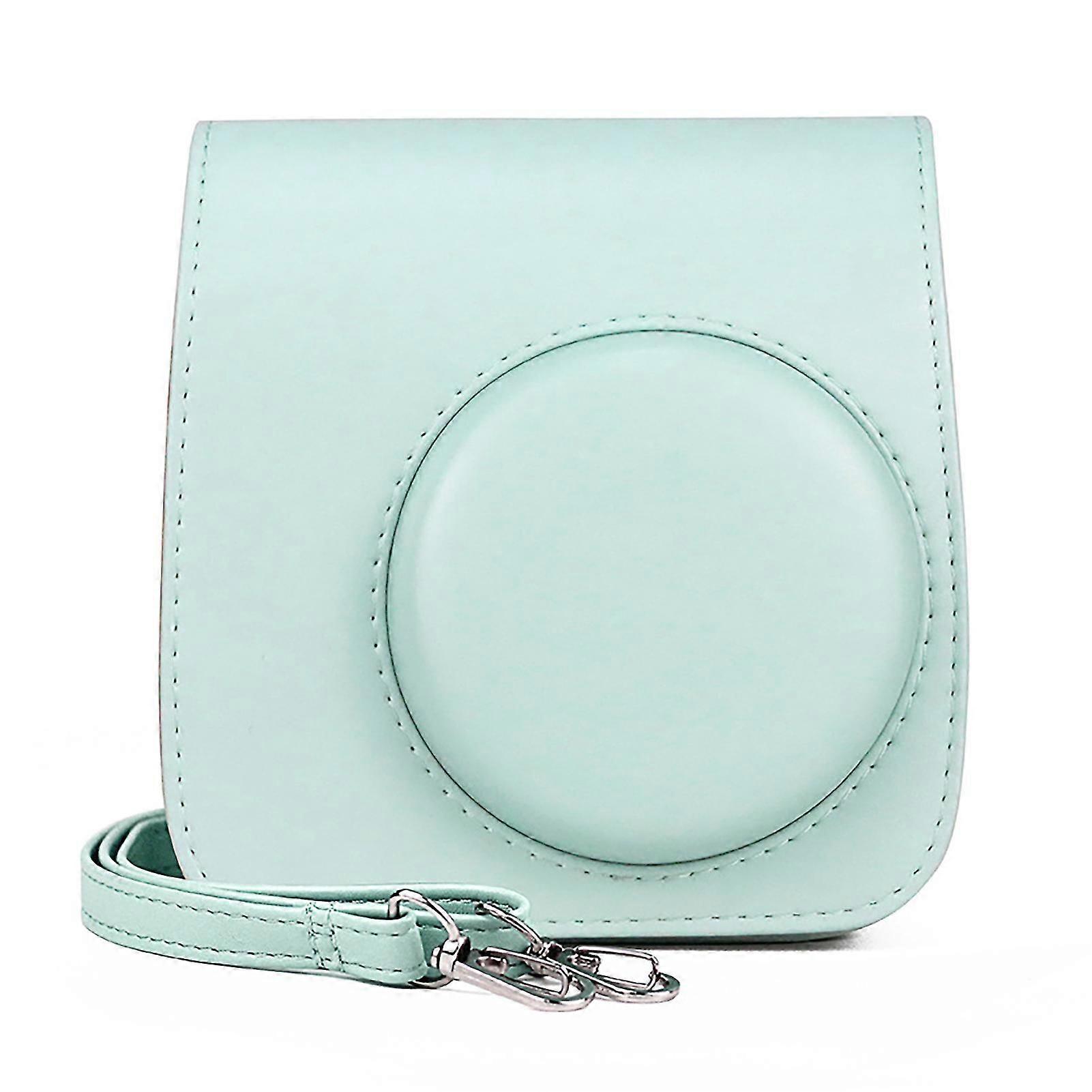 Camera Bag Shock-proof Anti-scratch Portable Mini Digital Camera Retro Faux Leather Protector for Instax Mini 7+