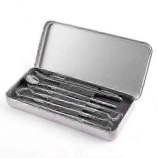 Ensemble d'outils de dentiste en acier inoxydable