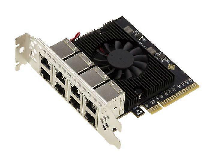 KALEA-INFORMATIQUE PCIe-kort 8 porte RJ45 Gigabit LAN Ethernet 10 100 1000 1G REALTEK RTL8111H