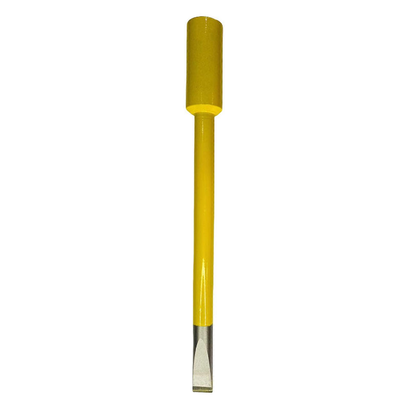Functional Alloy Steel Chisel Tool Carving Tool for Detailed Engraving on Various Materials Including Concrete Yellow