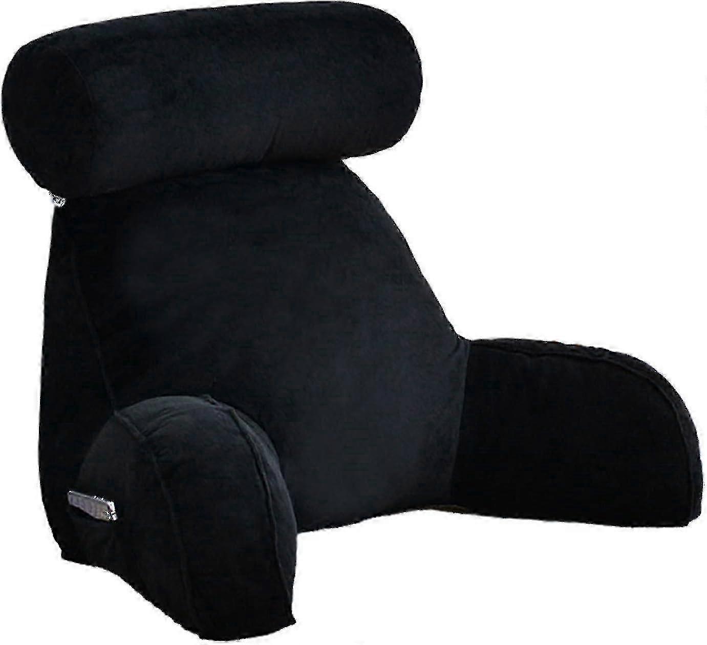 Bed Rest Reading Pillow, Reading Pillow For Bed, Bed Rest Reading Pillow With Neck/arm Support,watching Tv/game Bolster Pillow Removable Neck Support