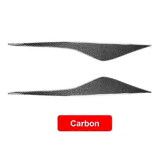 compatible for compatible for d Mondeo MK4 2007-2013 Car Headlight Eyebrows Eyelid Cover Trim Piano Black Sticker Car Exterior Tuning Accessories