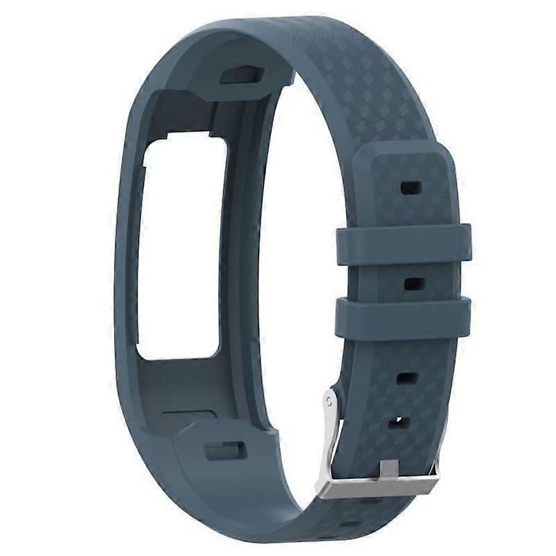 Rock Blue Silicone Replacement Band for Garmin VivoFit 21 Fitness Activity Tracker-L