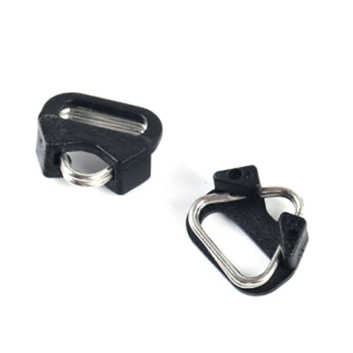 4 set di fibbie per tracolla della fotocamera, anello di ricambio triangolare diviso