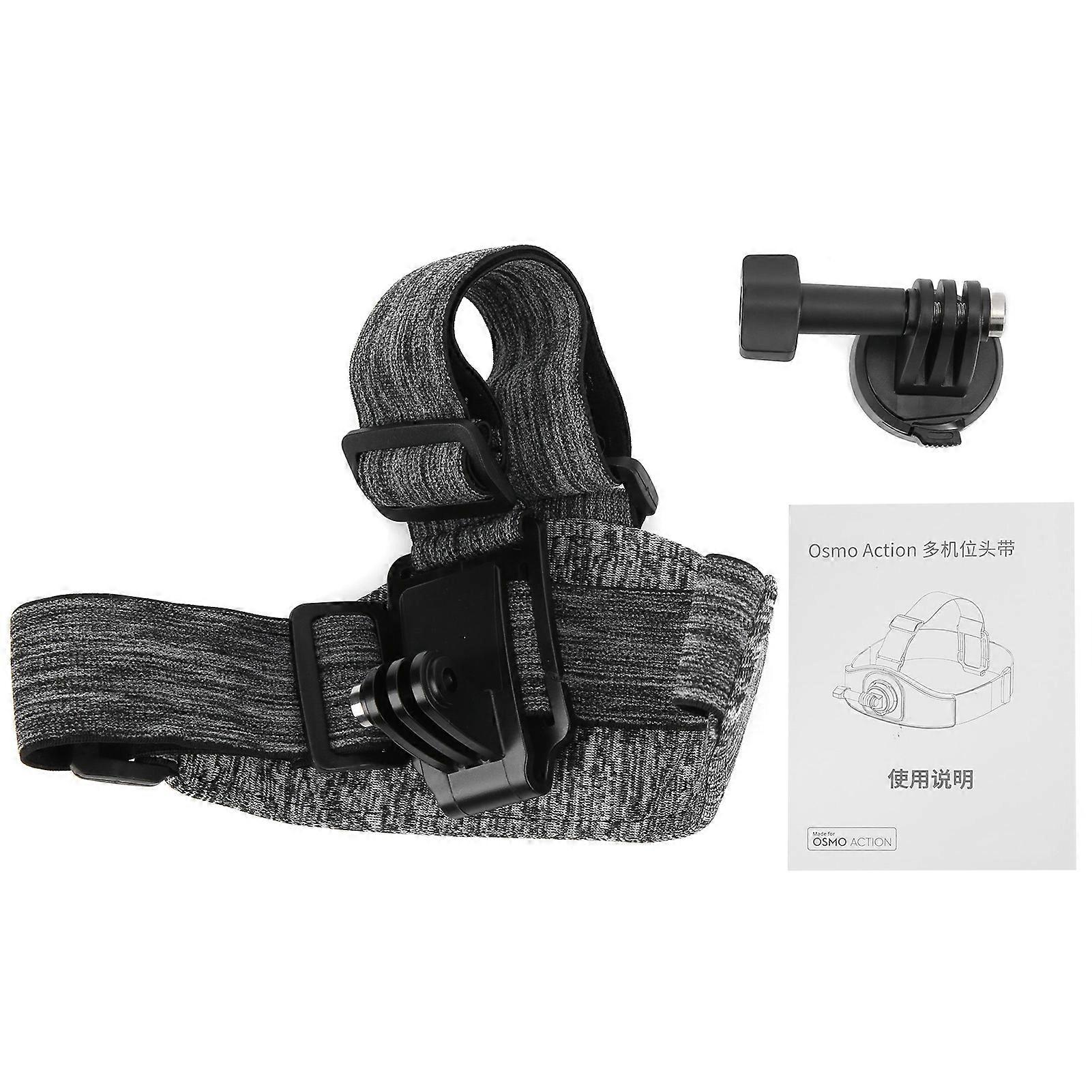 TELESIN Sports Camera Head Strap Universal Action Camera Head Strap Mount Accessories
