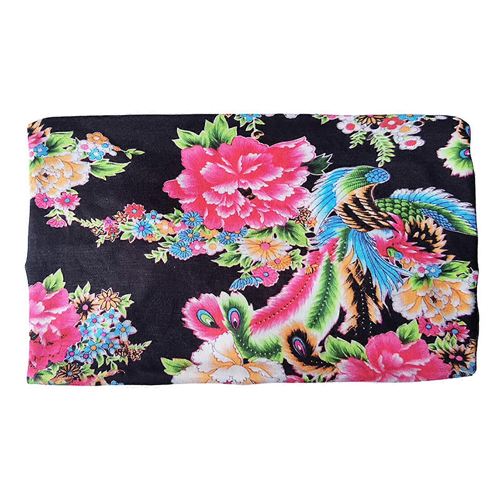 Bandeau d'entraînement pour tous les âges, bandeau floral extensible, bandeau large africain, bandeau de course pour filles, bandeau absorbant la transpiration F9