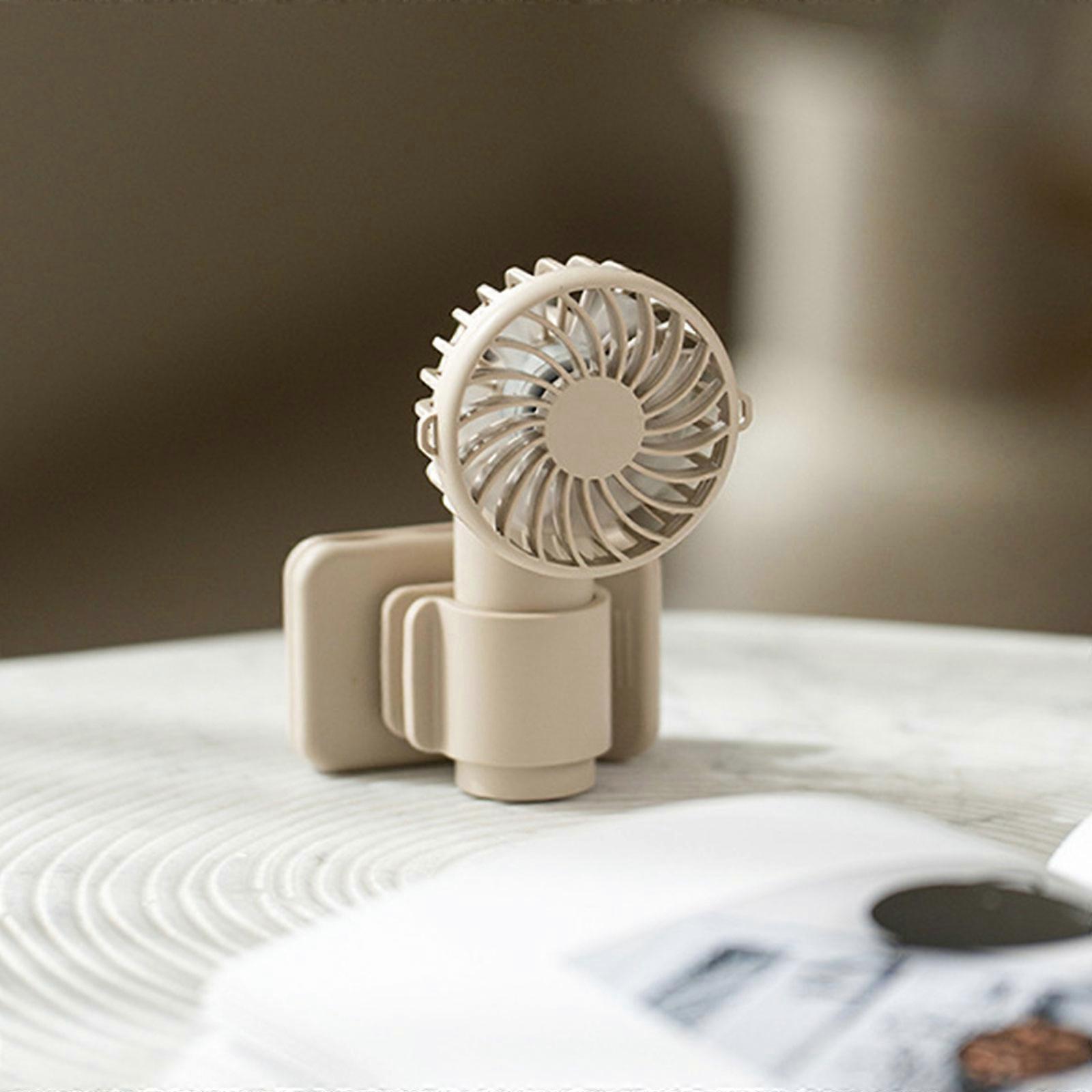 Air Cooling Fan Travel Fan Small Desk Fan 1000mAh Clip On Fan Umbrella ...