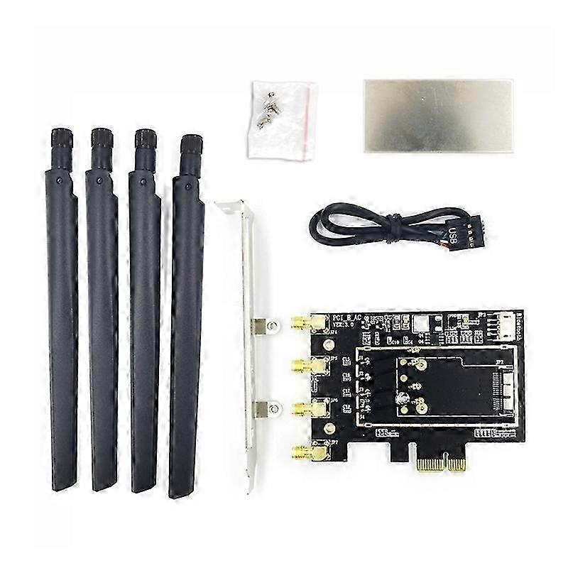 Compatible with BCM94360CSAX BCM943602CS BCM94360CS2 PCIE PC Wifi WLAN Card Adapter Converter