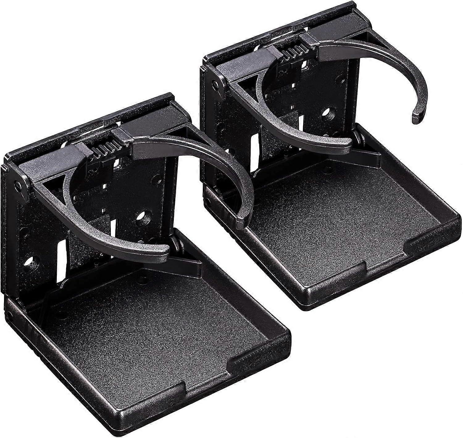 2 قطعة قابل للتعديل قابل للطي حامل المشروبات يناسب معظم حجم أكواب زجاجة يمكن حامل أكواب للسيارات والشاحنات والمركبات الترفيهية والشاحنات الصغيرة والقافلة البحرية للقوارب