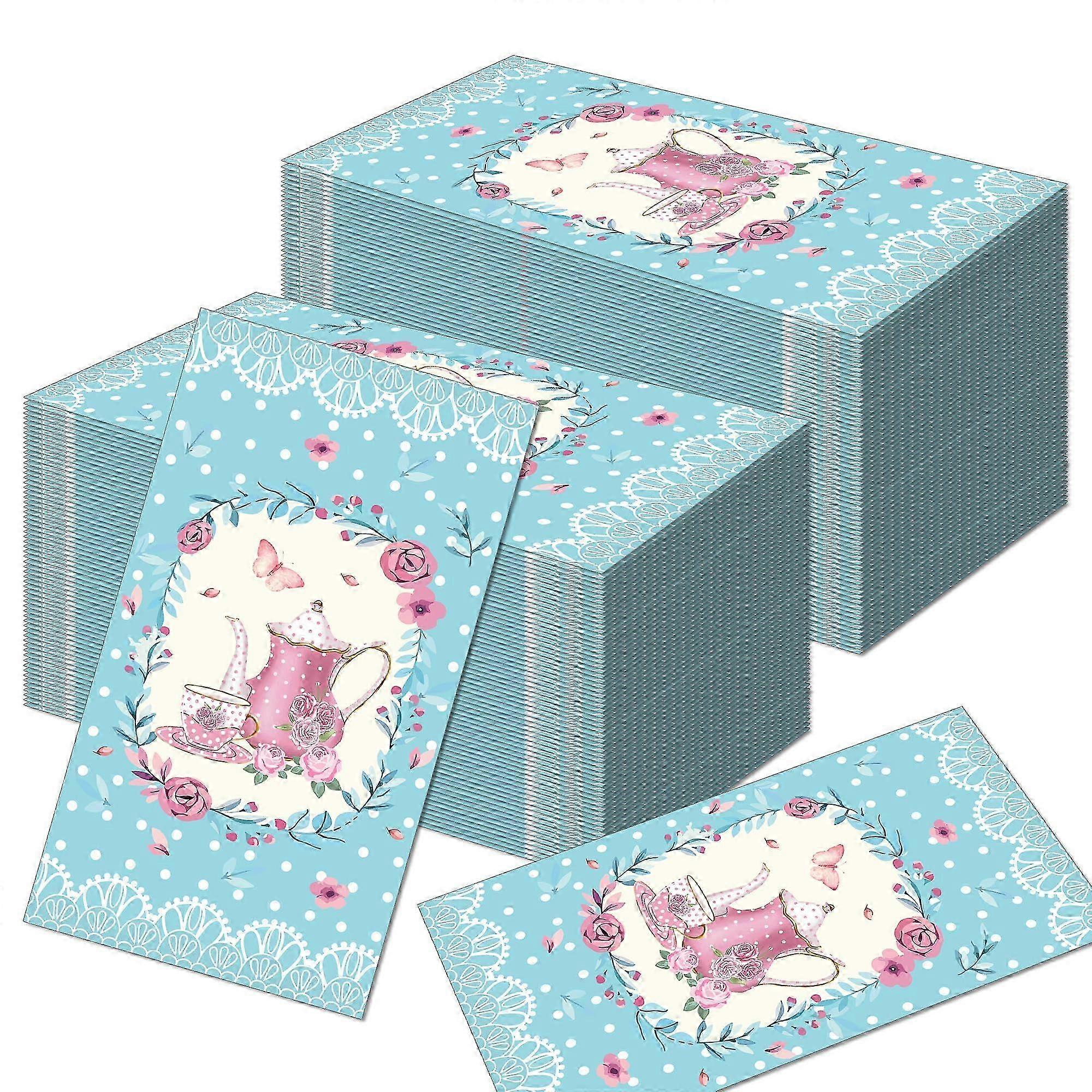100er-Pack Tea Party Einwegservietten ILT
