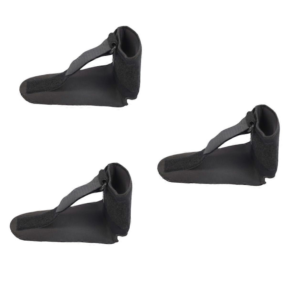 Ankle Foot Orthotic Brace Splint Pcs 3 for Plantar Drop Foot Support Adjustable Size Lightweight Material