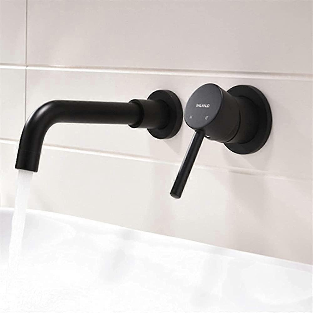 Taps Faucets Concealed Embedded Cold Heat Wall-Mounted Bathroom Cabinet Faucet with Adjustable Temperature Control