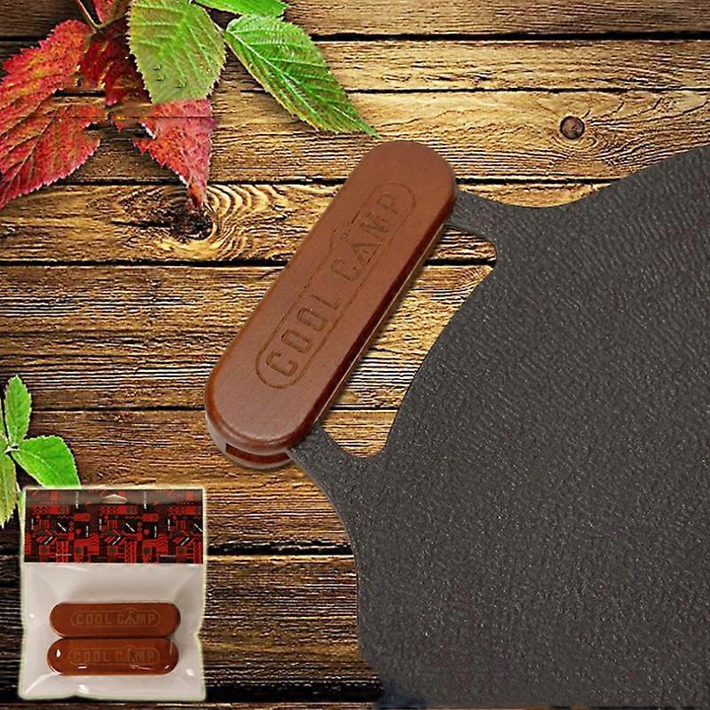 COOL CAMP Solid Wood Handle For Camping BBQ Pan Grill Heat-resistant Lifting Handle