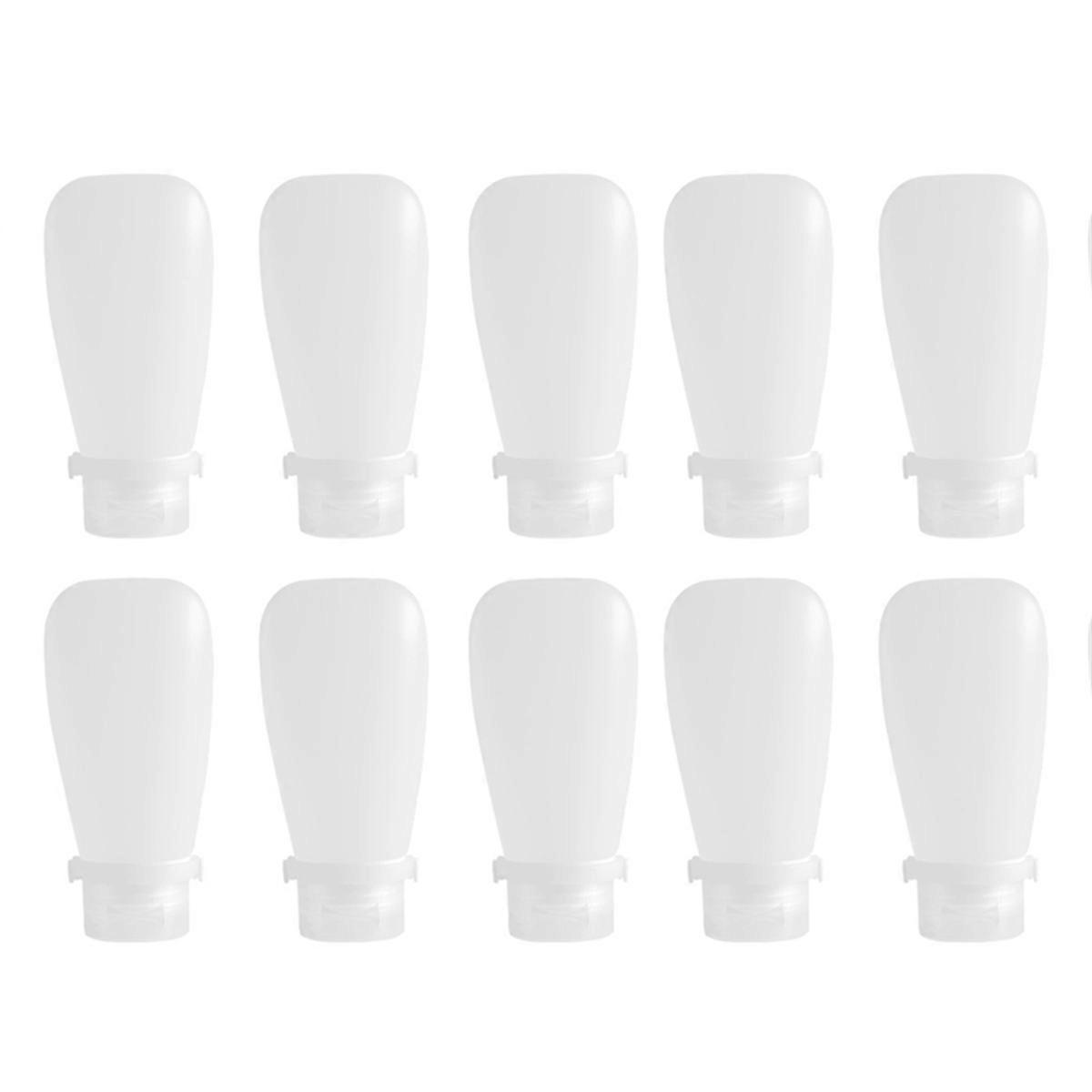 Transparent 90ml Travel Silicone Refill Bottle, Shower Gel, Shampoo Refill Bottle, Squeeze Refill E