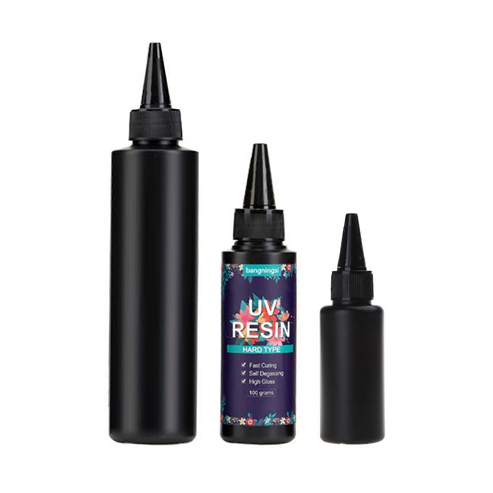 50/100/200g Hard Type Clear Epoxy UV Resin Glue DIY Fast Curing Crystal Liquid