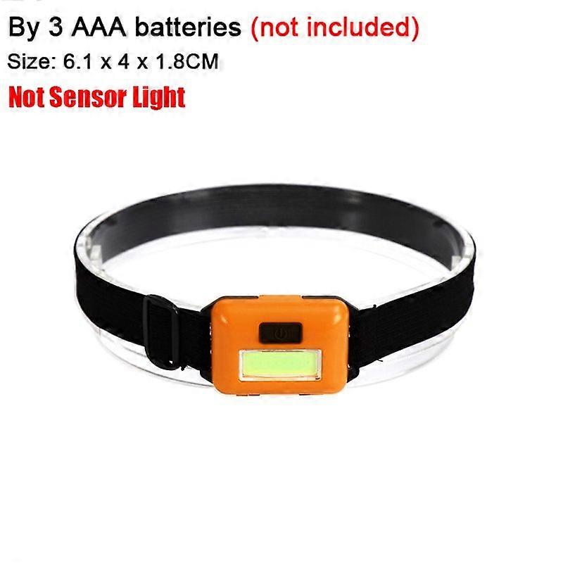 2 stk Urettferdig kroppsbevegelsessensor Badstuelys USB aste badstue lampe Utendørs camping lommelykt foran lykt