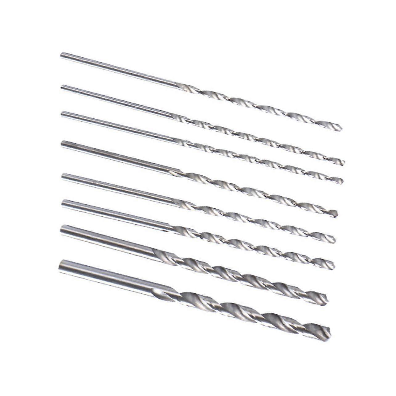 Professional High-Speed Drill Bit Set 8pcs Extended Twist Bits Drill Metal Steel Aluminum Wood Plastic Efficient