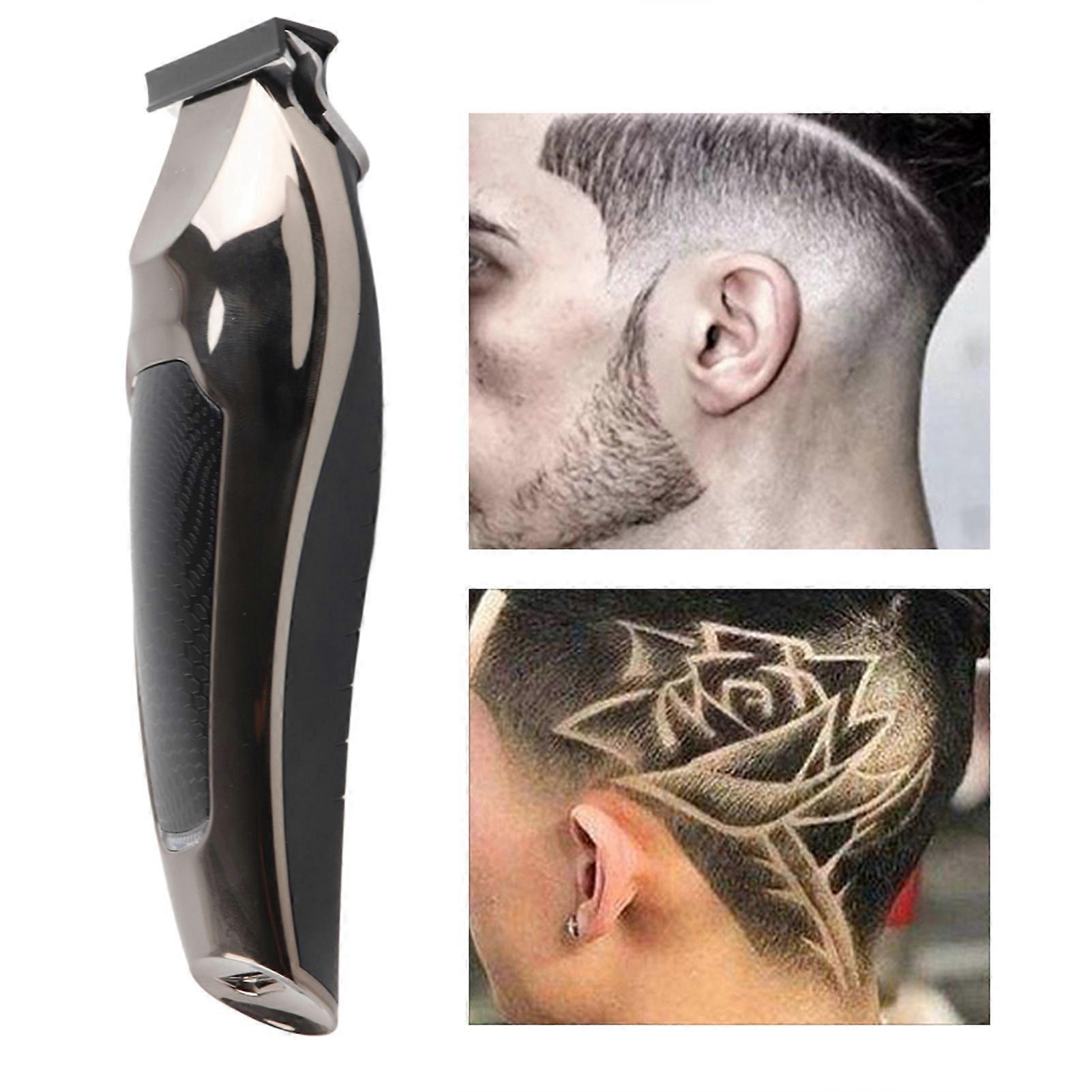 VGR USB Portable Electric Hair Clipper Beard Trimmer Shaving Tool