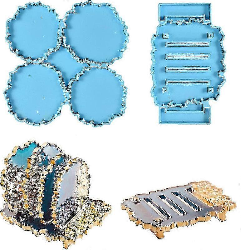 Irregular Coaster Resin Molds Set