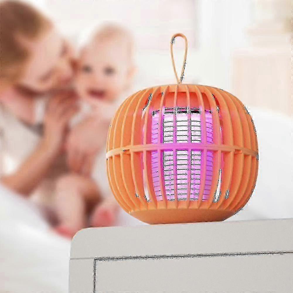 2 In 1 Noiseless Mosquito Killer Lamp Electronic Rechargeable Fly Repellent Trap(plug In Style)