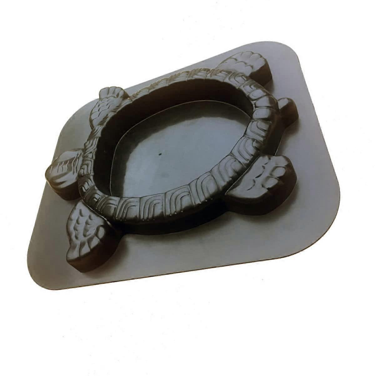 Tortoise Shape Cement Floor Tile Concrete Mold for Tortoise Paving and Pavement, Durable Plastic 3D Design