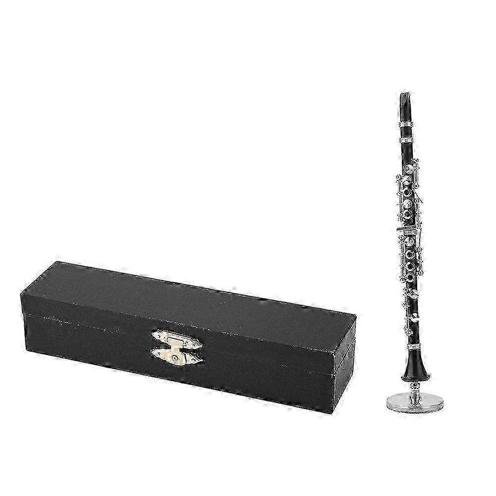 16cm Mini Clarinet Model Musical Instrument Ornaments Decoration Display