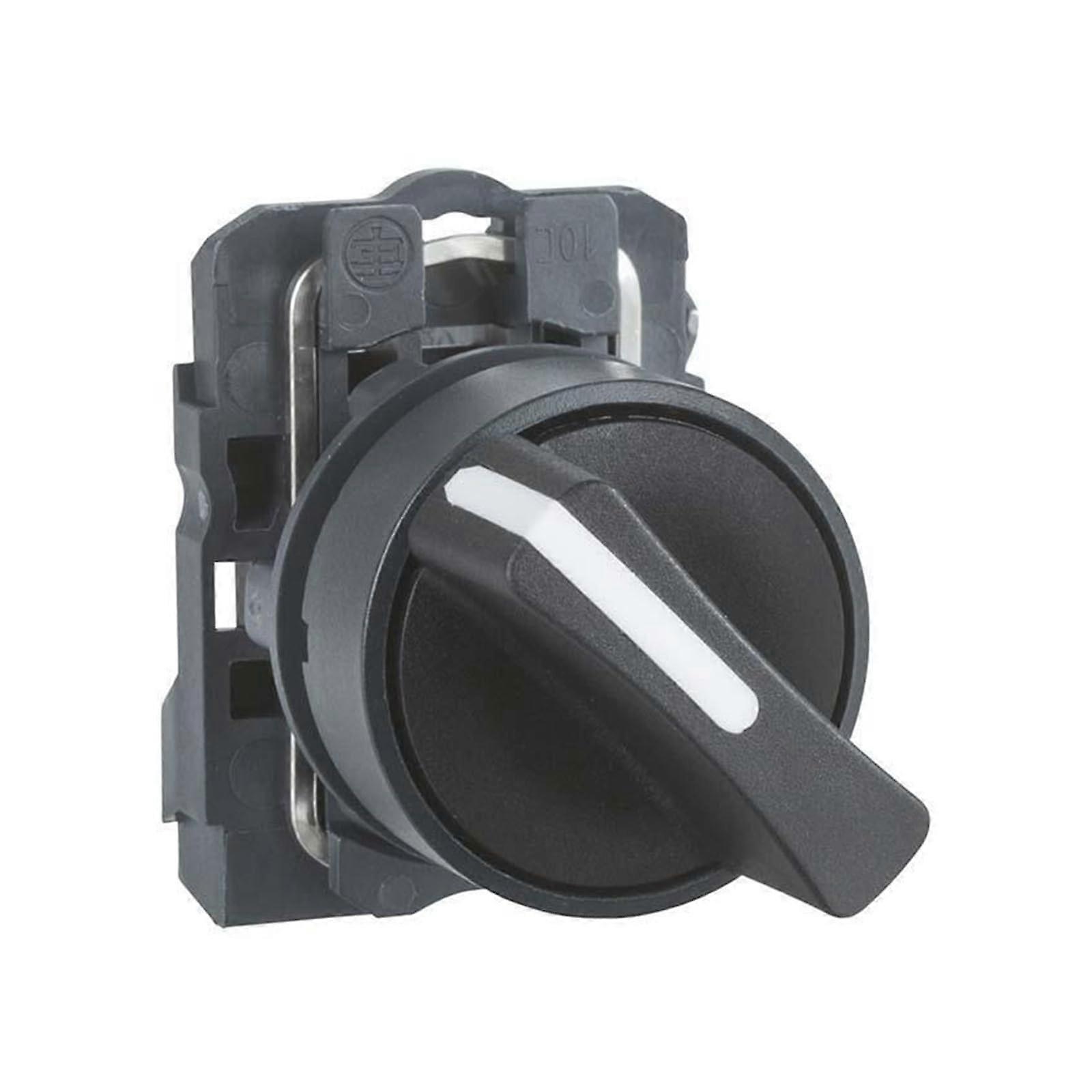 Selector Switch XB5AD21C | ZB5AZ101C + ZB5AD2C | 22mm Control Switch, 3-Position, IP66 Rated