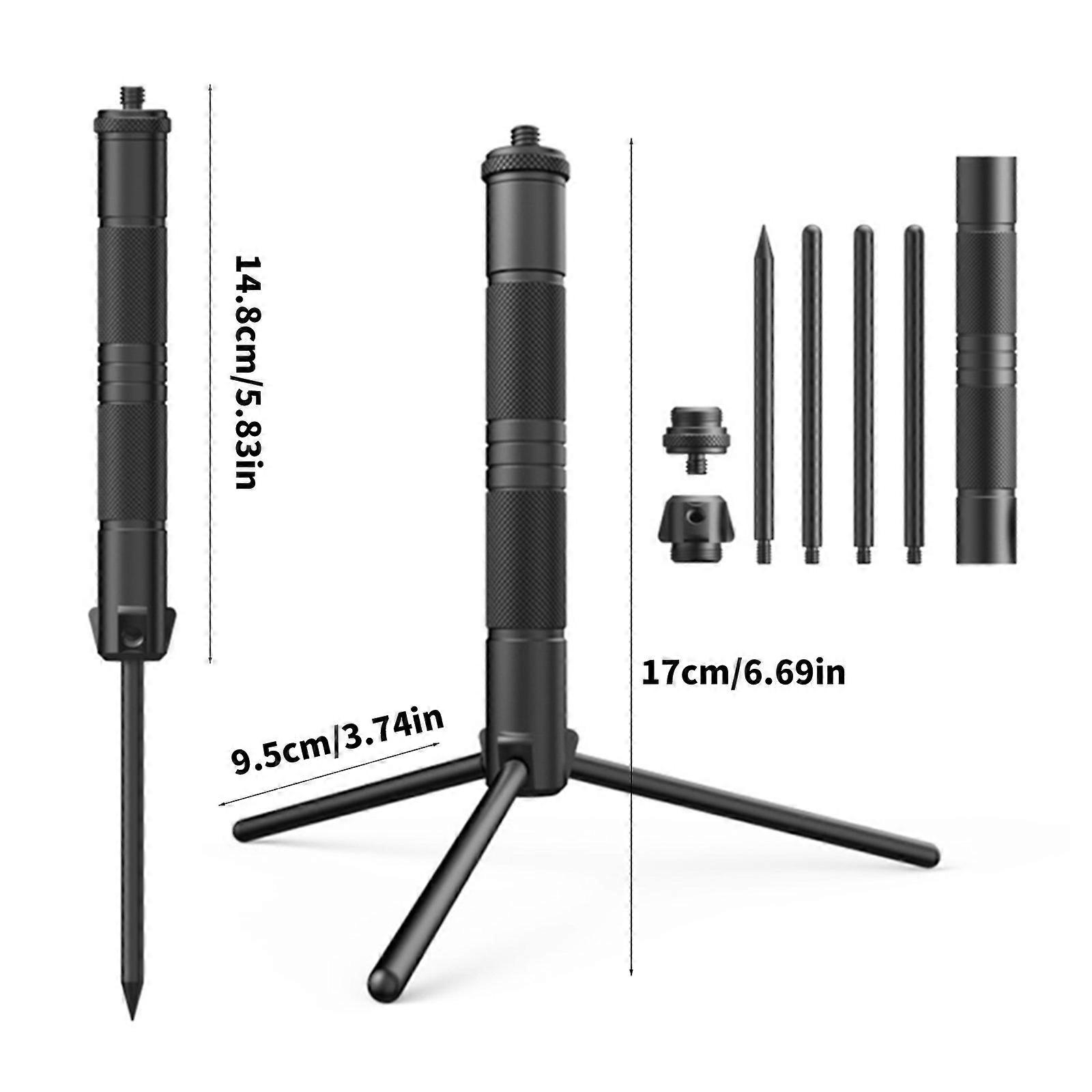 Lightweight Tripod Bracket Portable Camping Lantern Stand Adjustable Universal Tripod Stand Phone Camera Holder