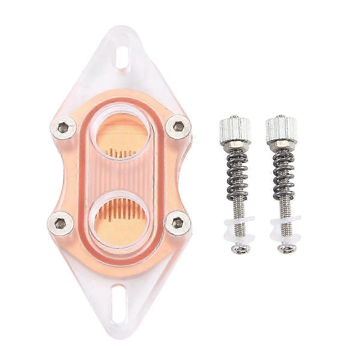 Transparent Acrylic CPU Water Cooling Block for PC Computer Northbridge South Bridge Cooling System