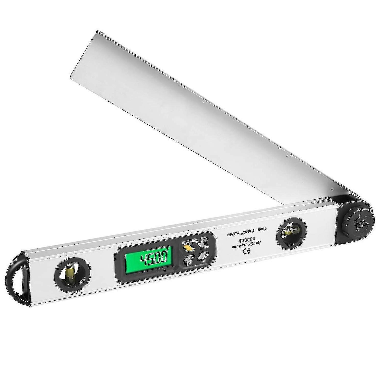 Angle Finder, 0-225 40cm Lcd Digital Protractor With Spirit Levels, Backlit Angle Finder Gauge Meter