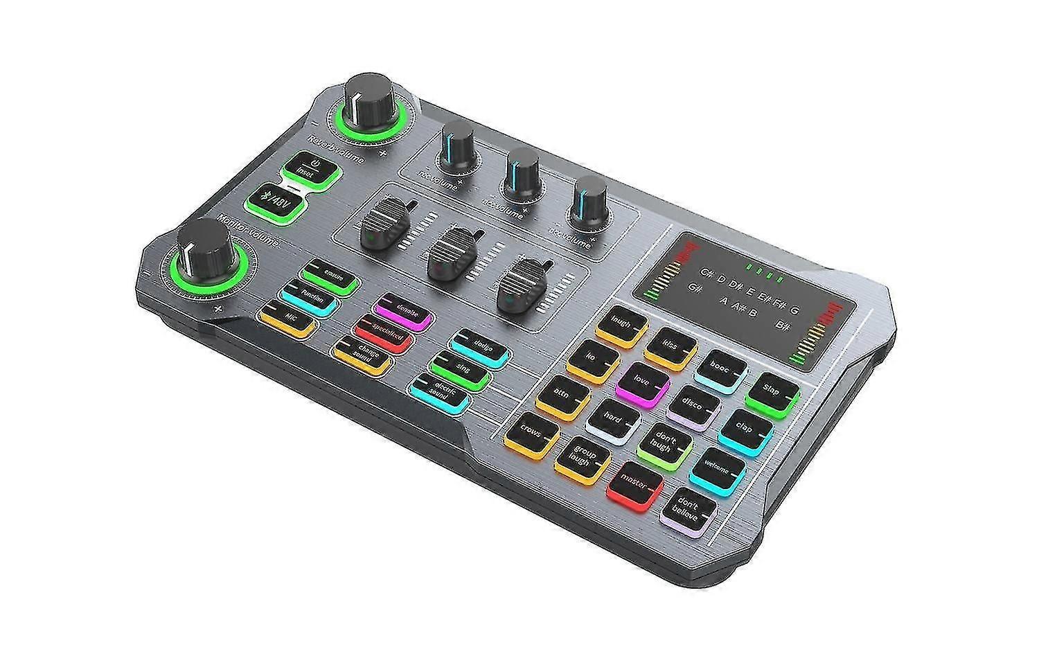 Music mixer condenser studio recording microphone kit audio interface live broadcast microphone exte