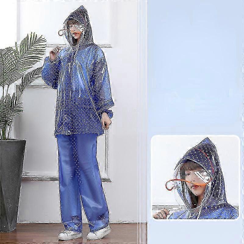 2023新款雨衣雨衣防水加厚透明电动摩托车全男款女士