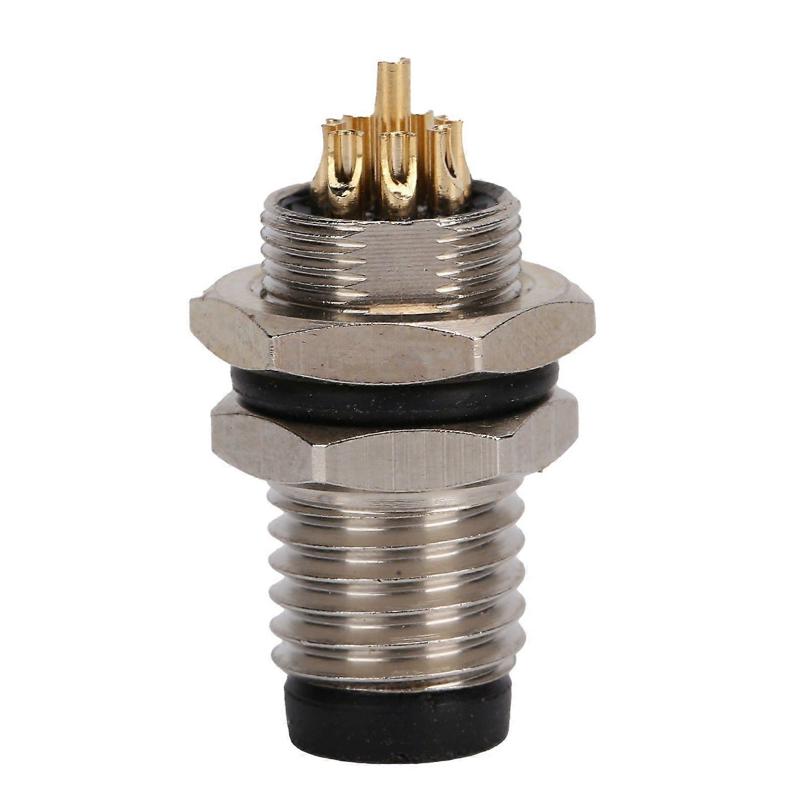 Högkvalitativ M8-B-P8 frontmonterad stiftuttag M8 vattentät kontakt