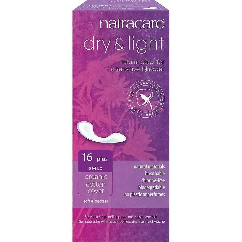 Natracare Dry & Light Incontinence Pads Plus x 16
