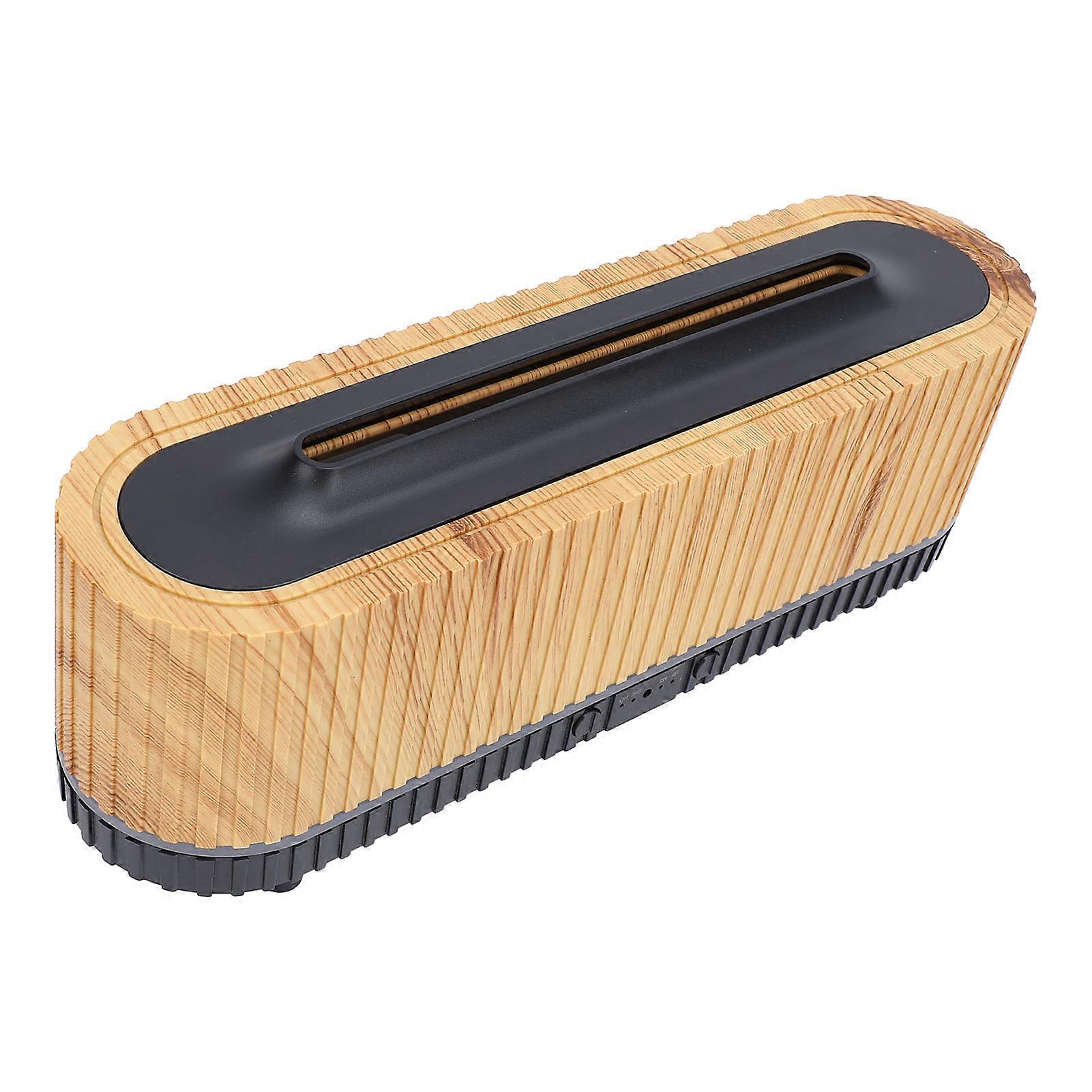 Flame Diffuser Humidifier 3D Flame Nano Atomized Humidification Technology Aromatherapy Diffuser with Light 100‑240V US Plug 