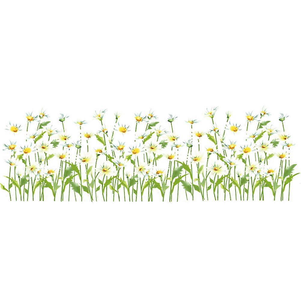 It sounds like you're describing a product listing for a **Daisy Flower Wall Sticker / Removable Wall Decal**. If you're looking to refine or expand