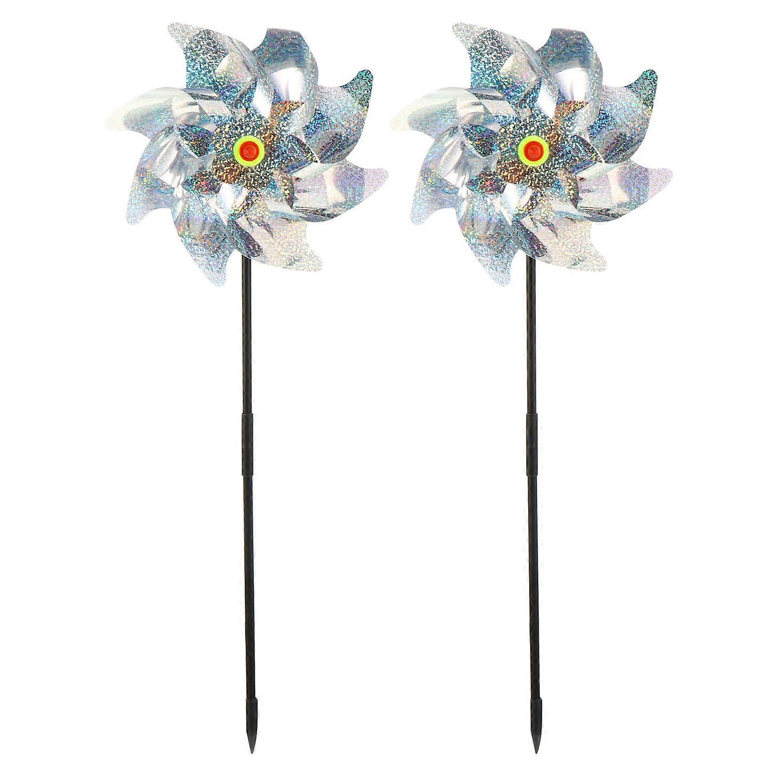 Bird Prevention Spinners Enhancing Garden and Yard Security