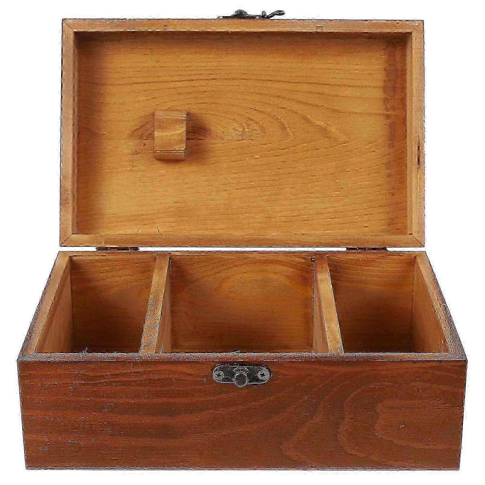 Household Sewing Kit with Thread & Tools - 21.5X13.5X9CM Coffee Case