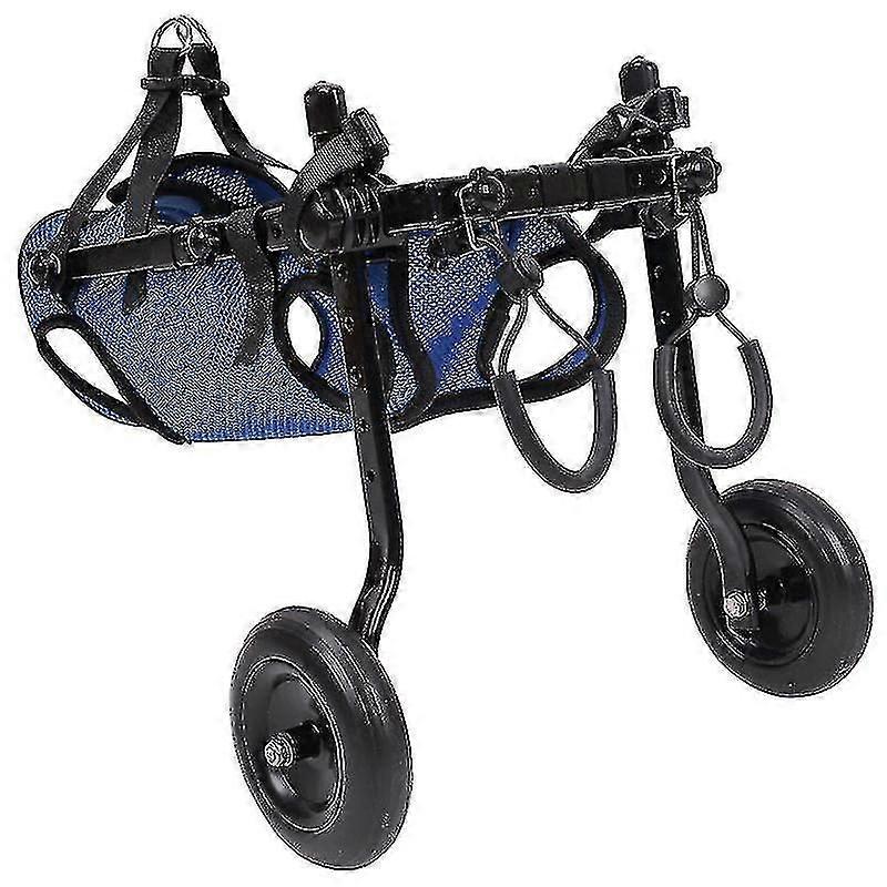 كرسي متحرك قابل للتعديل للكلاب للحيوانات الأليفة المعاقة ، سكوتر التنقل لدعم الساق الخلفية مع عربة التسوق