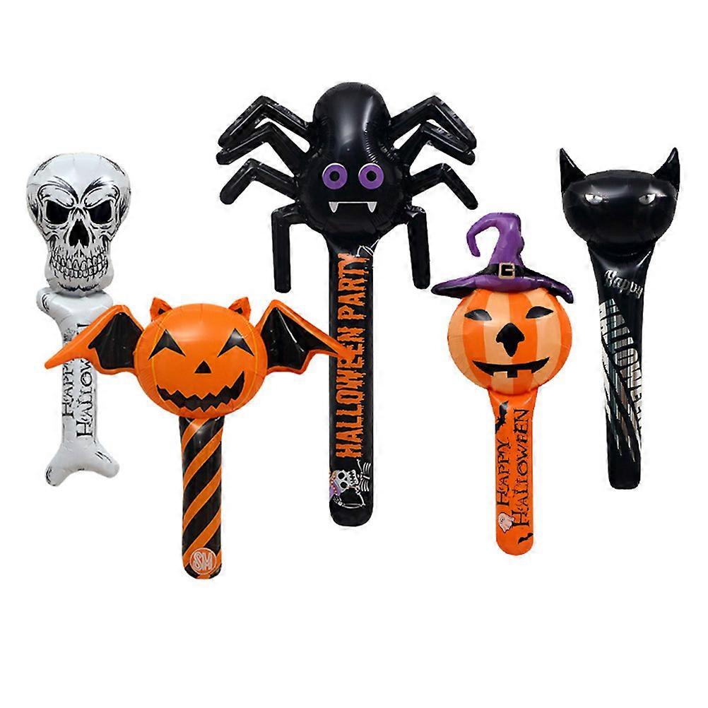 Photography Sessions Inflatable Sticks Assorted Color 53x26cm Terrifying Design Party Supplies 5Pcs