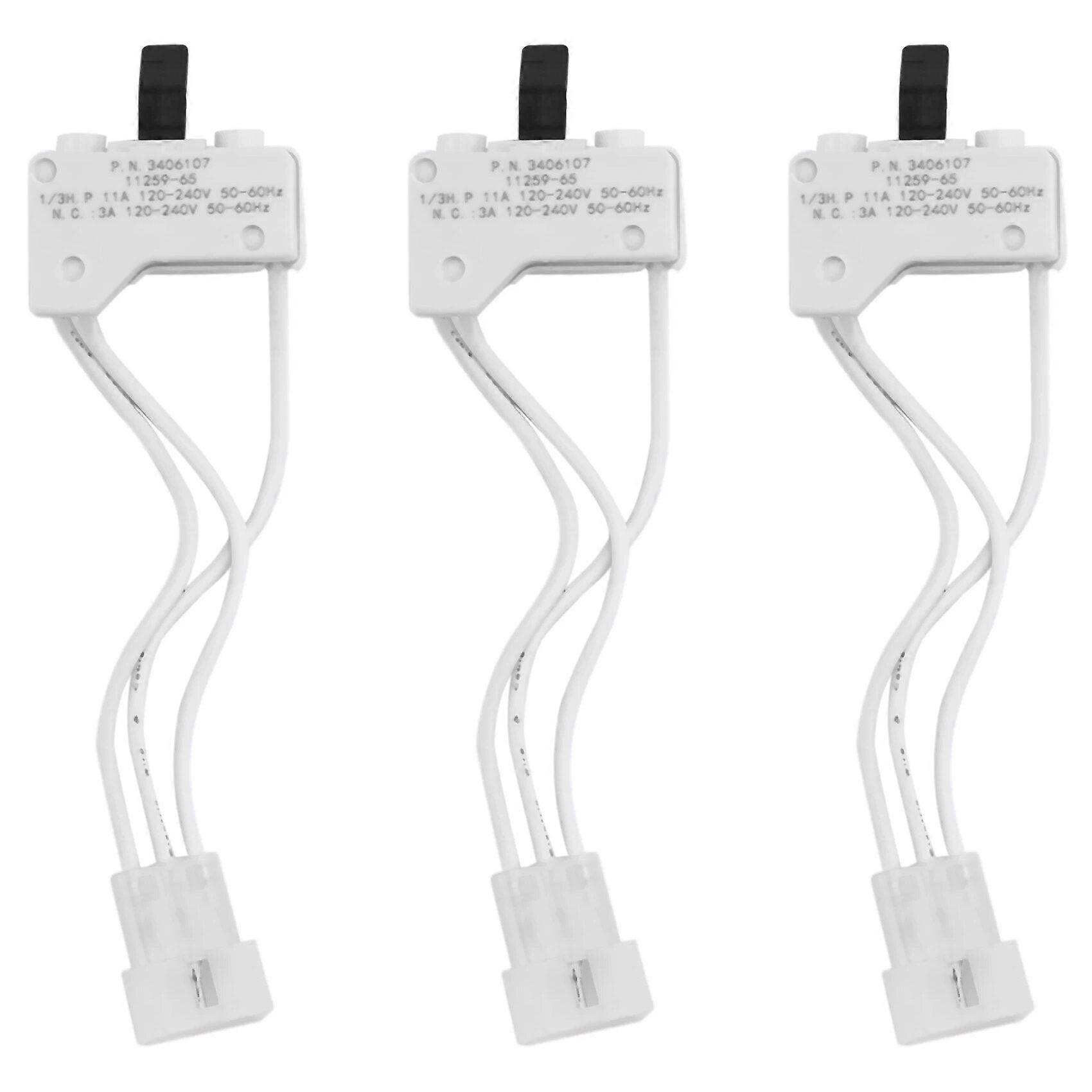 מתג דלת מייבש 3X לג'קוזי 3406109 3406107, קנמור, סירס, מייטאג, רופר, אסטייט