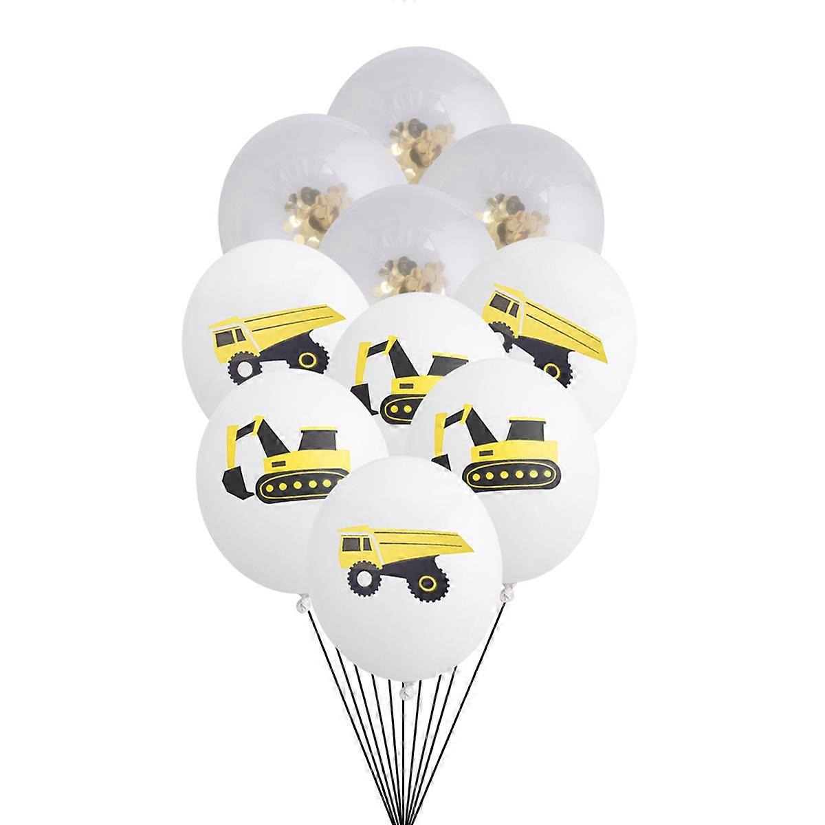 Assorted Balloon Latex Balloons Set Digger Dumper 12 Inch Home Decoration Families Party 1Set